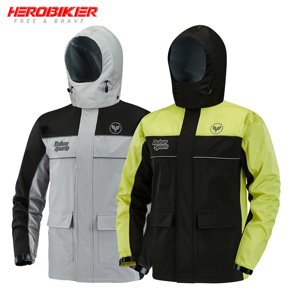 

Waterproof Raincoat Suit Motorcycle Rain Coat Poncho Motorcycle Rain Cover Motorcycle Jacket Men Motorbike Riding Rain Coat Suit