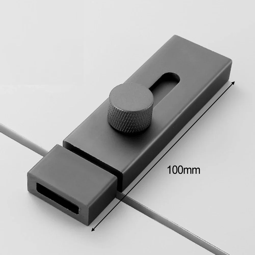 Door Latch Door Lock Cylinder Door Bolts Catch Lock Aluminum Alloy Garden Gate Shed Toilet Barn Sliding Bolt