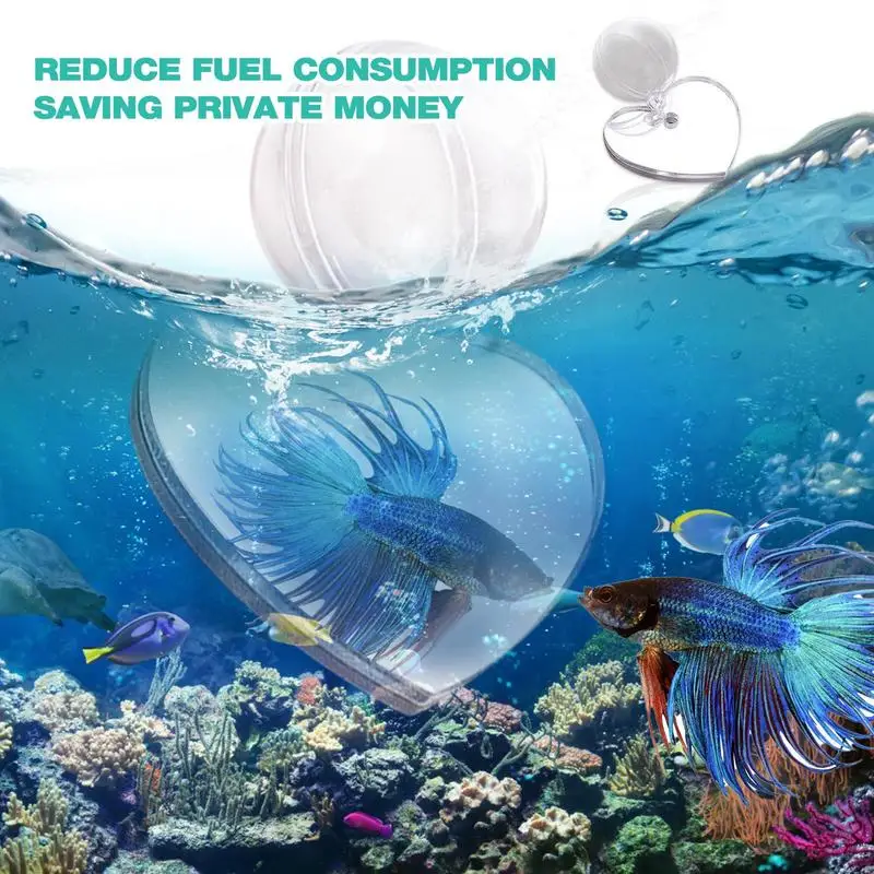 Fish tank ornaments Fish tank decorations Aquarium ornaments Acrylic Aquarium Betta Mirror Fish Tank Round Amusing Training Mirror Fish Bowl Thematic Ornaments For Tank Playing Accessories