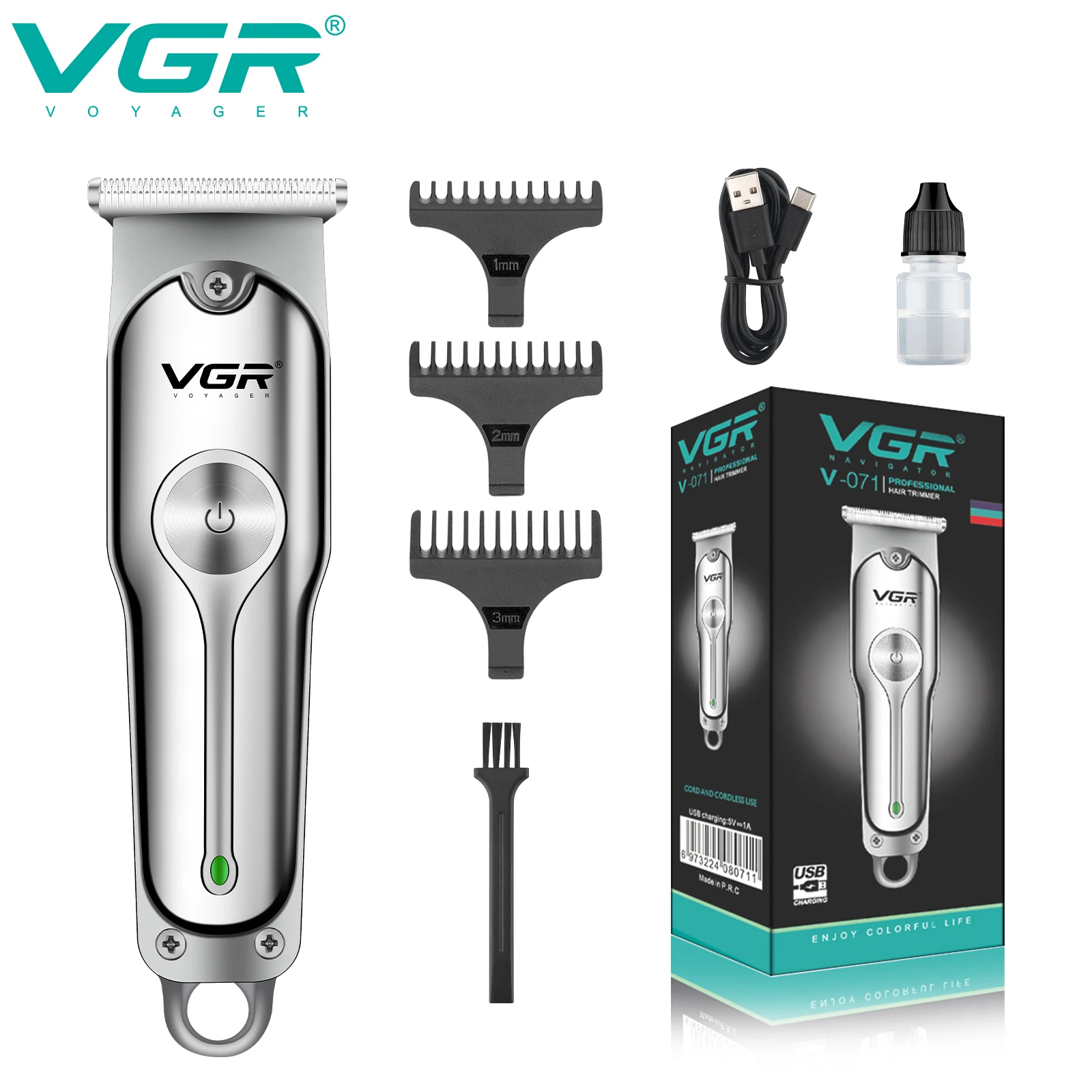 Professional Trimmer Vgr Vgr Clipper Electric | Hair Trimmer Men Vgr - Hair - Aliexpress
