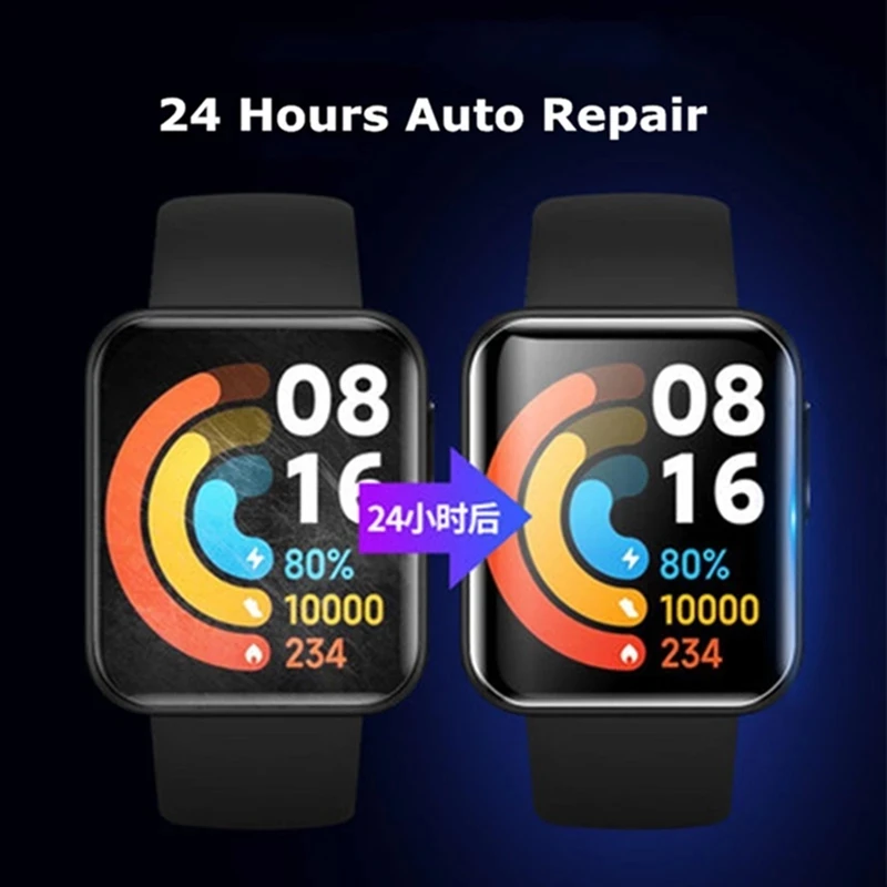 Hydrogel TPU Screen Protector Film for Smartwatches - Premium Protective Watch Accessory