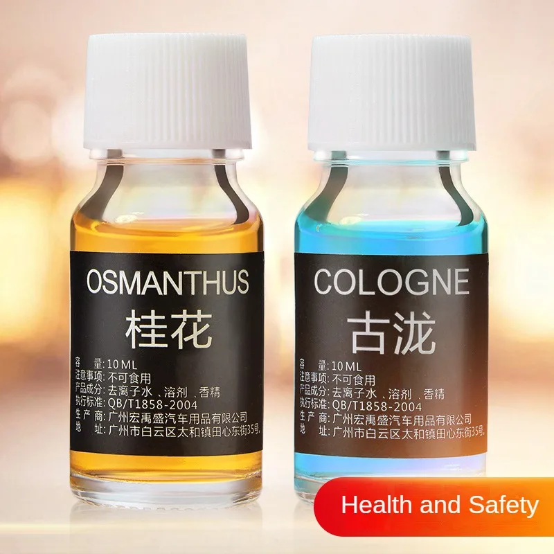 Car Air Freshener Perfume Refill Liquid Essential Oil Replenishment for Auto Natural Plant Aroma Diffuser Fragrance Humidifier
