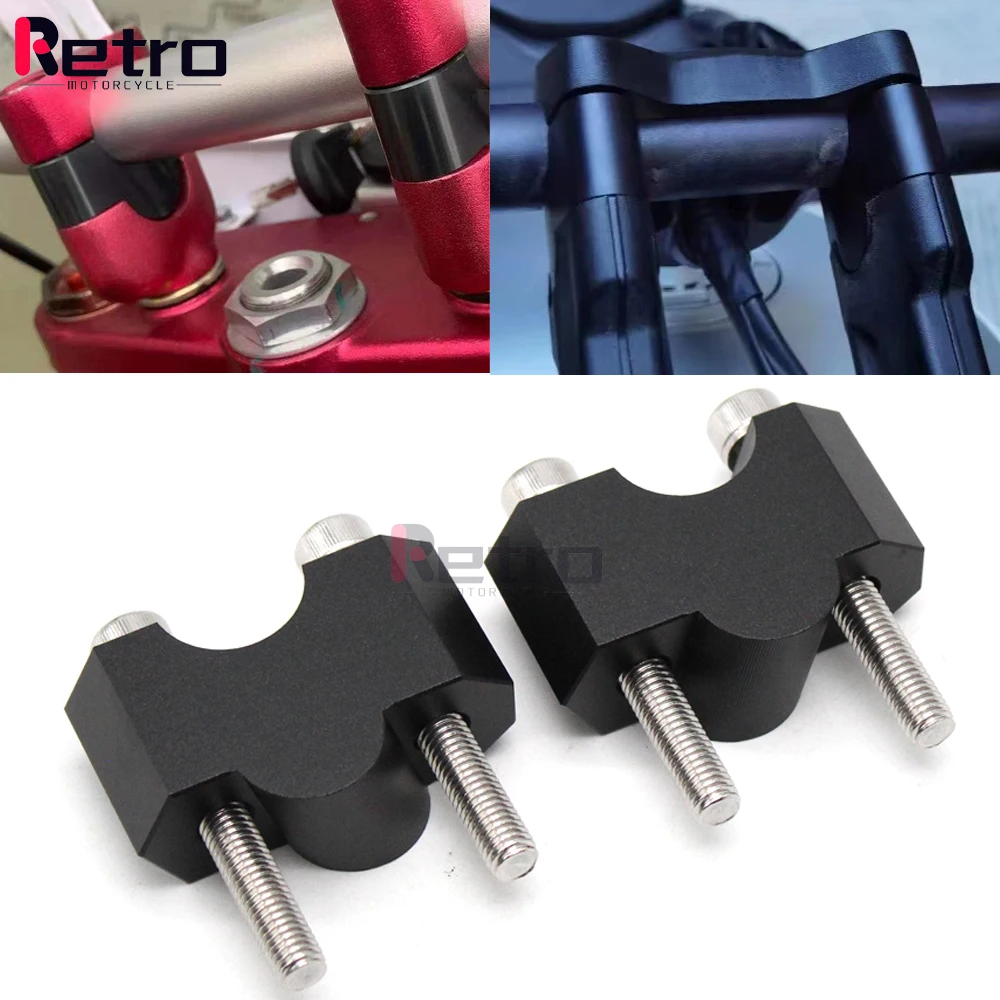 Manubrio Alza 30Mm Per Kawasaki Z1000 2004-09 Z750 2004-2011 Manubrio Moto Codice Rialzante Adattatore Morsetto Per Montaggio Riser