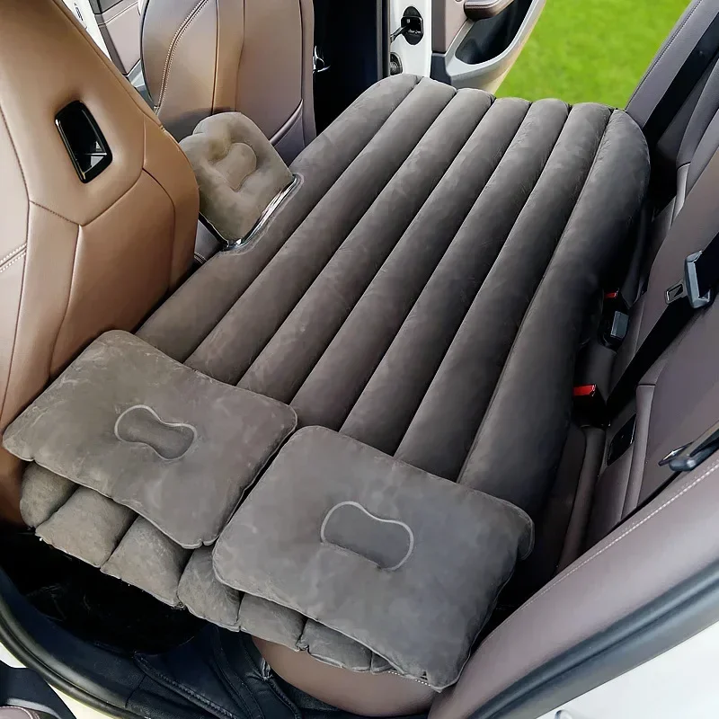 Universal Car Air Inflatable Travel Mattress Bed Universal for Back Seat Multi Functional Sofa Pillow Outdoor Camping Mat 1 Set inflatable air bed car sleeping mattress camping mattress inflatable camping mattress