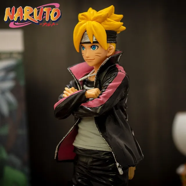 Boruto Action Figure Boneco Filho Do Naruto Uzumaki 25cm