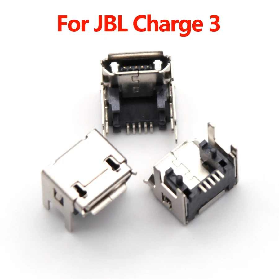 5 Pz Per Jbl Charge 3 Altoparlante Bluetooth Femmina 5 Pin 5 Pin Tipo B Micro Mini Usb Porta Di Ricarica Connettore Presa Jack