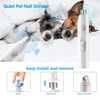 Electric Pet Nail Grinder with LED Light Cat Dog Nail Clippers USB Rechargeable Paws Nail Cutter Pet Grooming Trimmer Supplies 4