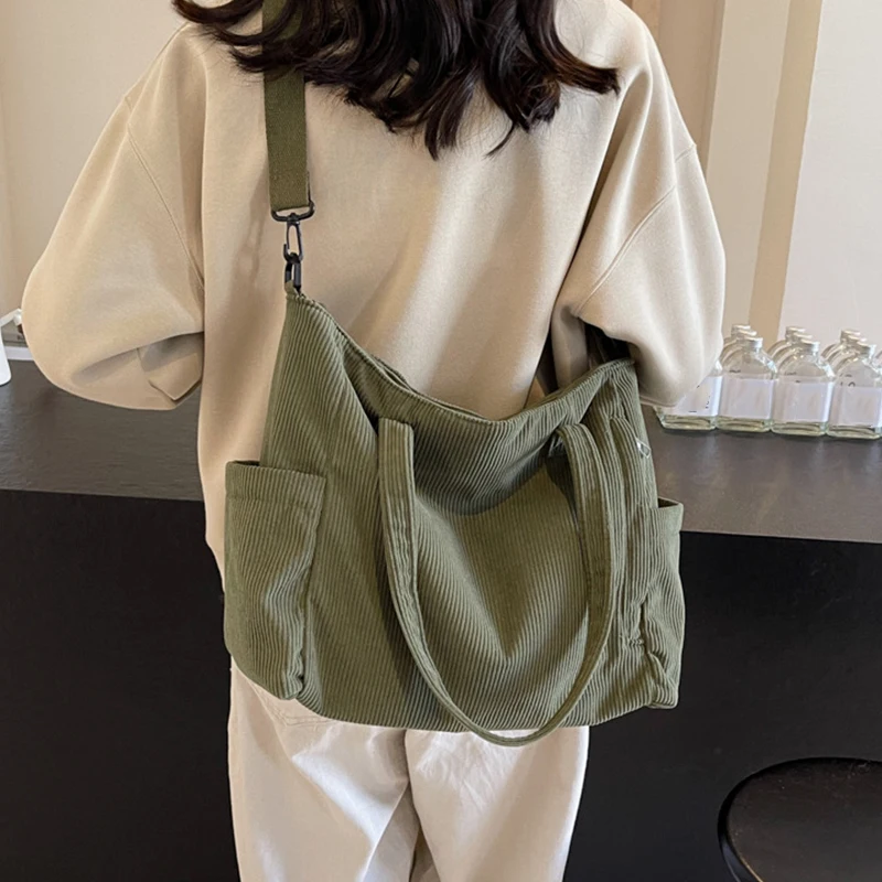 Corduroy Tote Bag Style