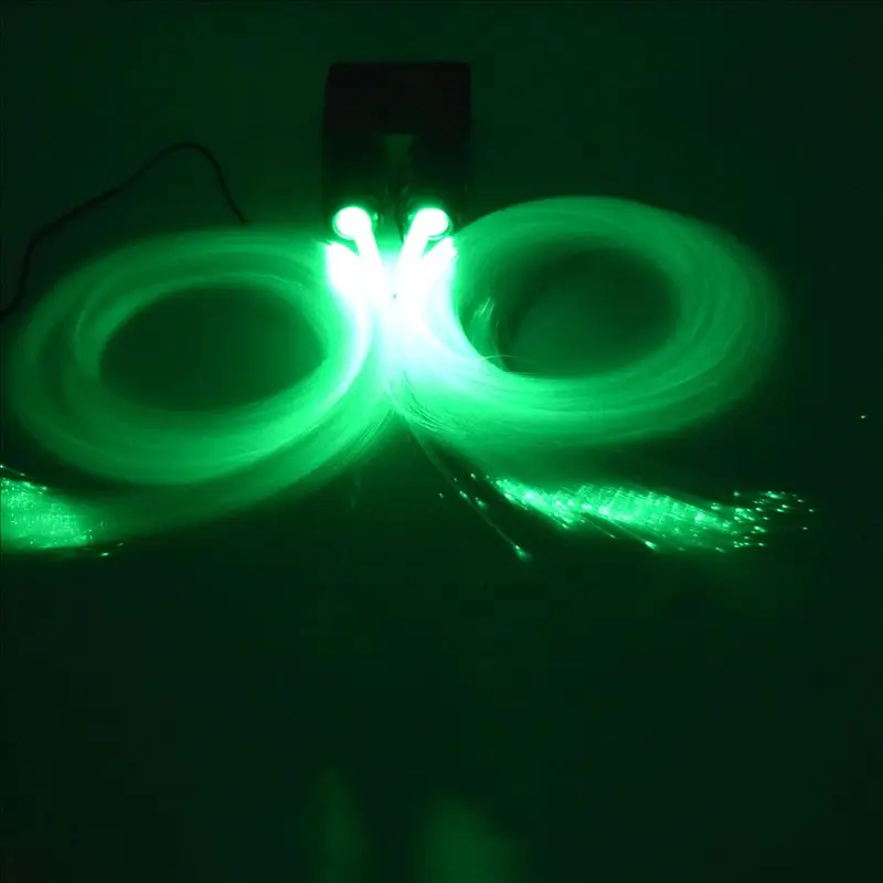 LED Fiber Optic Light APP Music Control RGBW LED Light Engine Meteor Fiber Optic Engine 2 In1 1X 16W 32W 6W