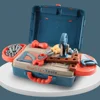 New Gifts 3-in-1 Kids' Toolbox Engineer Simulation Repair Tools Pretend Toy Set with Drill Screwdriver Tool Kit Play Toy Box 1