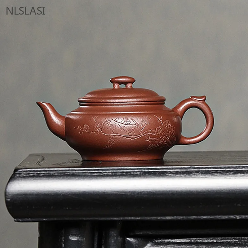 

100ml Chinese Yixing Zisha Tea Set Small Capacity Purple Clay Teapot Handmade Customized Filter Kettle Beauty Tea Infuser