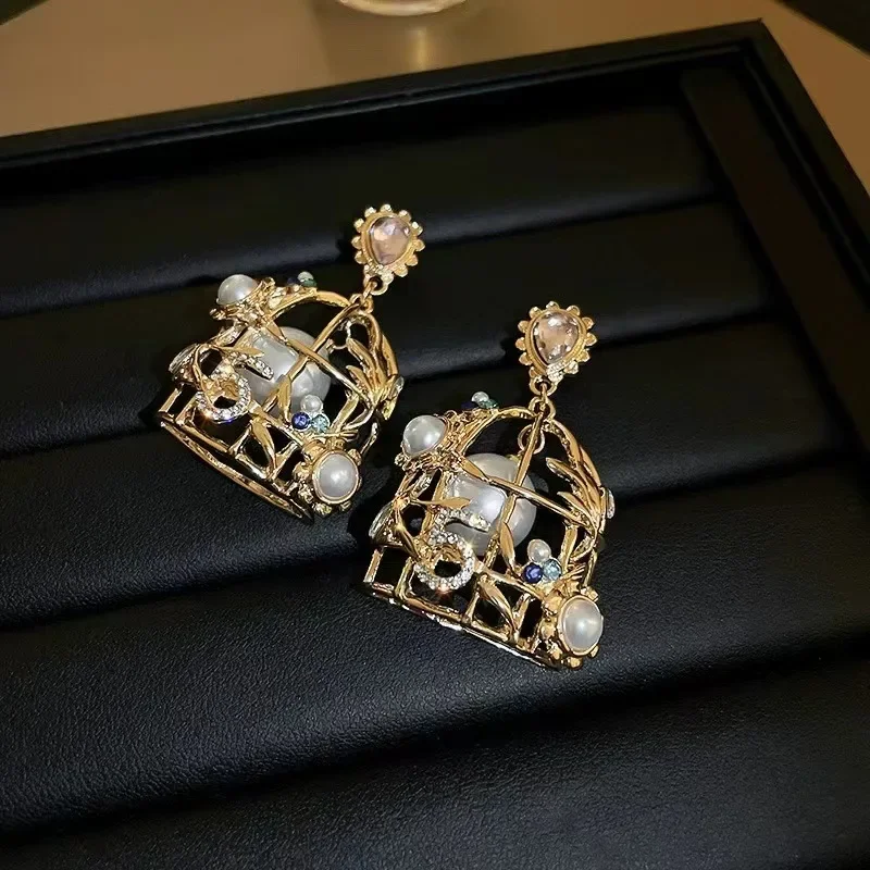 Juego De Perlas Aretes Y Cadena Con Dije En Plata 925 Color Plateado
