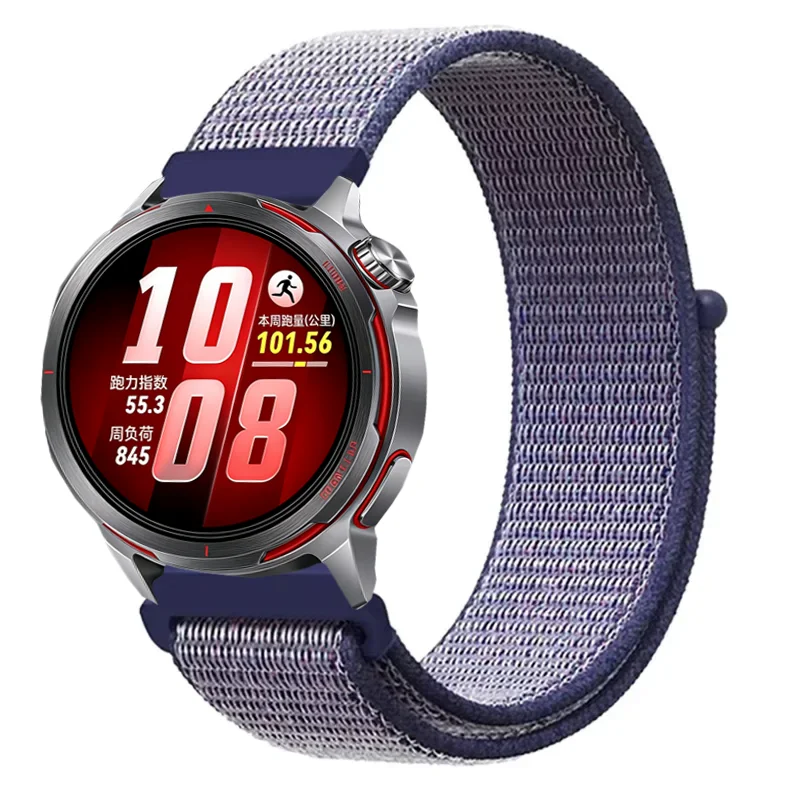 Sports Nylon Loop Strap, 20mm 22mm, Universal Smartwatch Band Bracelet