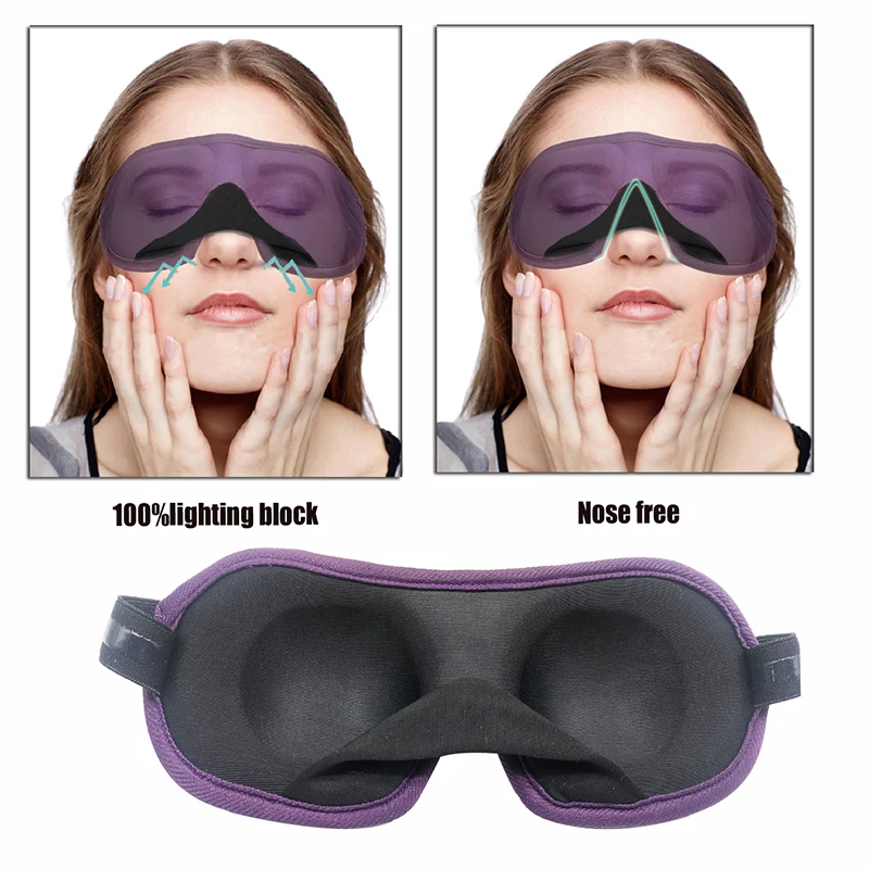 Ultimate Comfort 3D Sleep Mask – Light Blocking & Breathable Night Eyeshade