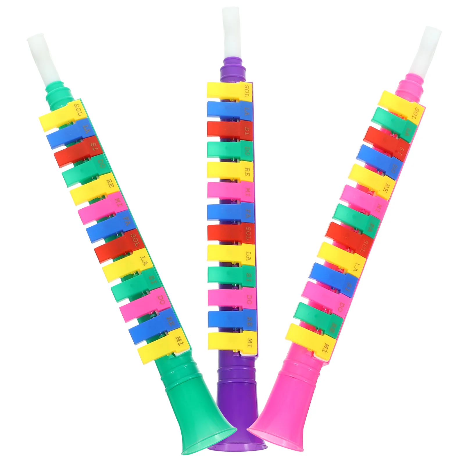 

3 Pcs Children's Melodica Harmonica Instrument Creative Toy 13 Keys Music Plastic