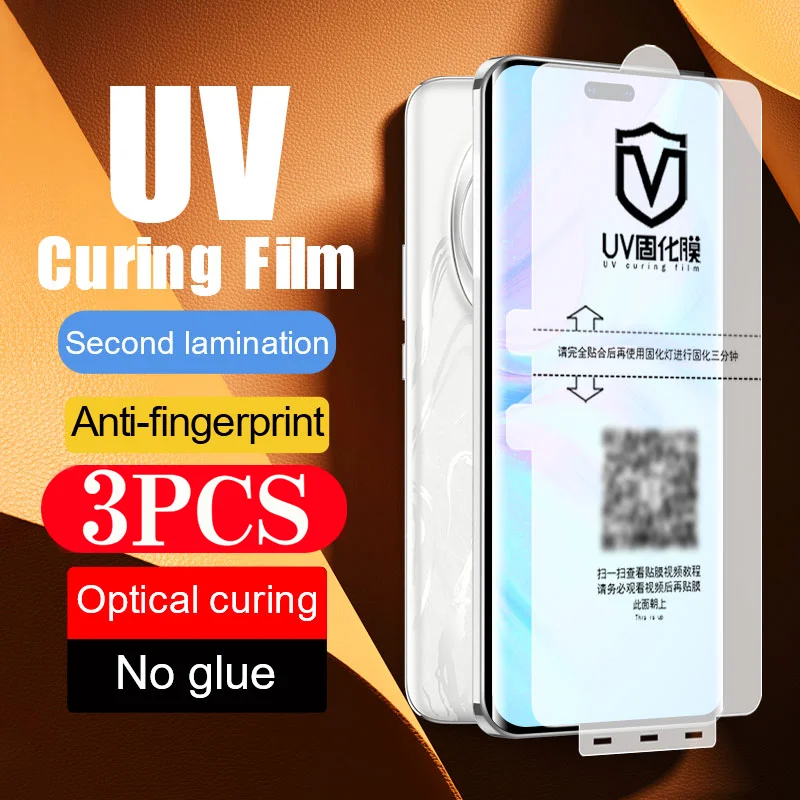 3Pcs Soft Full Cover Film Per Honor Magic 6 5 Pro 4 3 Non Glass Uv Light Curing Film Per Honor 100 90 80 70 Pro Plus 60 Se X50