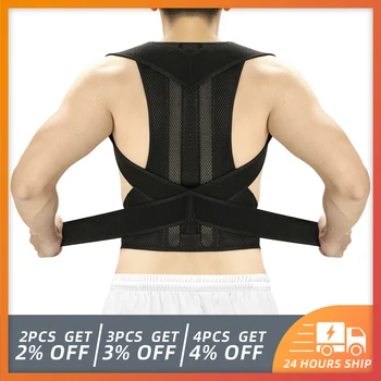 Aptoco Posture Corrector Back Posture Brace Clavicle Support Stop Slouching and Hunching Adjustable Back Trainer Unisex 1