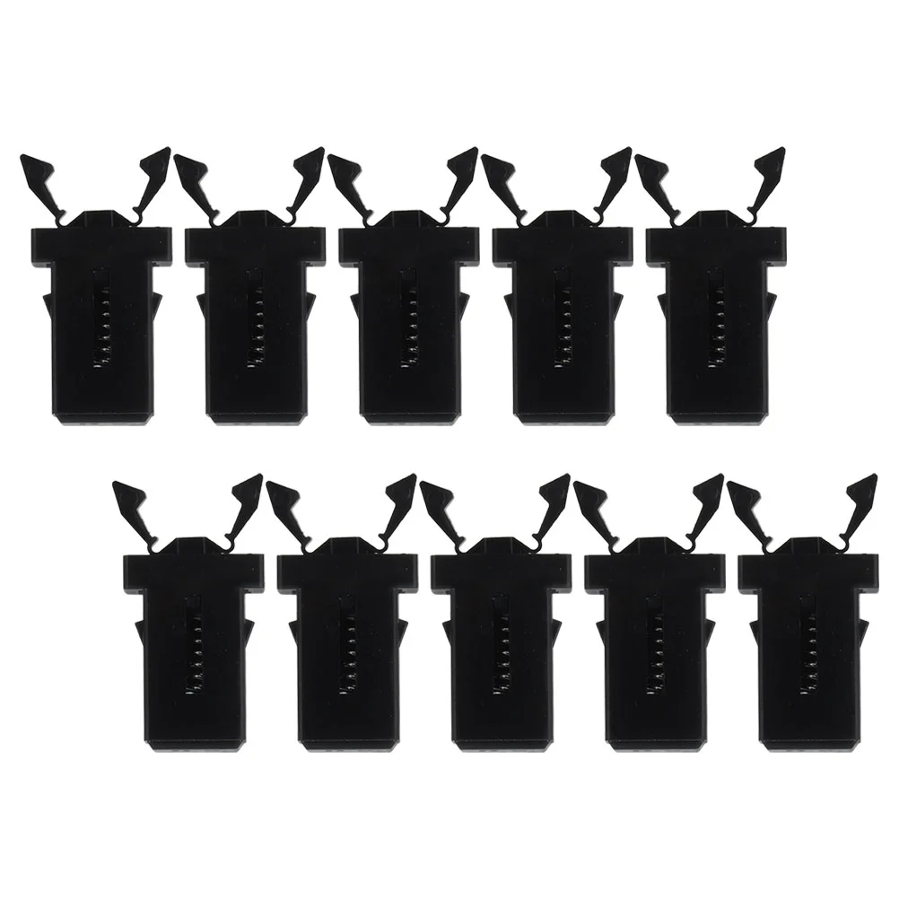 

10 Pcs Lock Waste Bin Press Buttons Push Type Trash Can Plastic Garbage Buckles