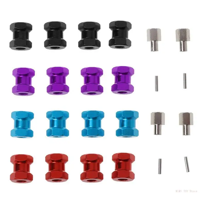 

4PCS Wheel Hub 12mm Extension Adaptor M15 15mm 4 Longer Combiner Coupler