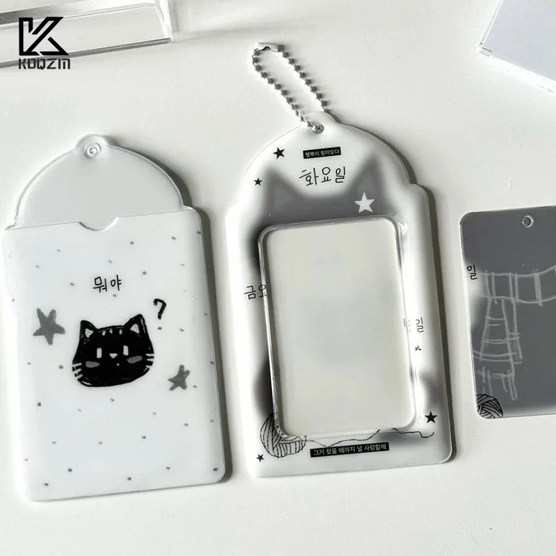 Kawaii Cat Multifunctional Photocard Protective Pendant