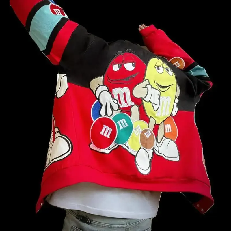 Streetwear Jacket Women Embroidery Oversized Varsity Jacket Men Spring Autumn Baseball Coat Outwears Youth Unisex Clothing 2