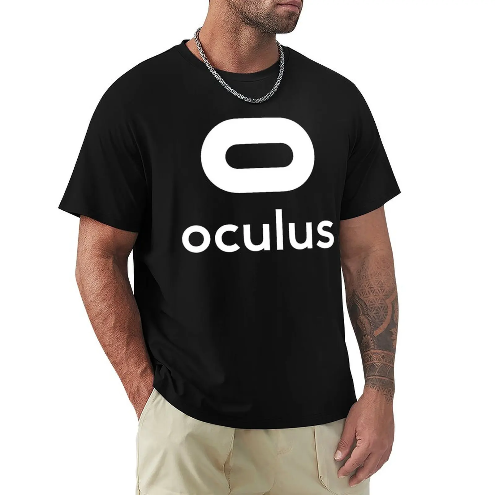 

Oculus logo classic t shirt T-Shirt oversizeds Short sleeve tee graphic t shirt vintage man t shirt shirts men