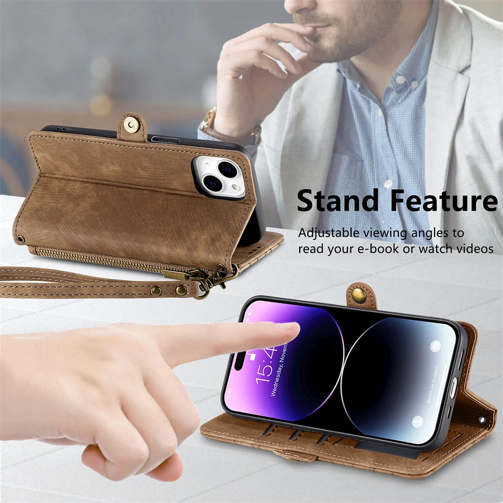 Kapa Noble Slim Magnetic Leather Flip Case Cover For Samsung Galaxy M35