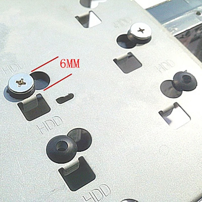 MEETOOT Kit 4 Viti E Rondelle In Gomma Antiurto Per Disco Rigido HDD/SSD Da 3.5 Pollici - Antivibrazione Per PC