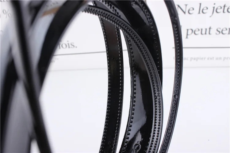 1/5 Stück schwarzes Kunststoff-Haar-Stirnband-Grundtablett mit Zähnen für DIY-Haarbänder, Kopfbedeckung, Schmuckherstellung, Zubehör für Mädchen und Frauen – Detail 7