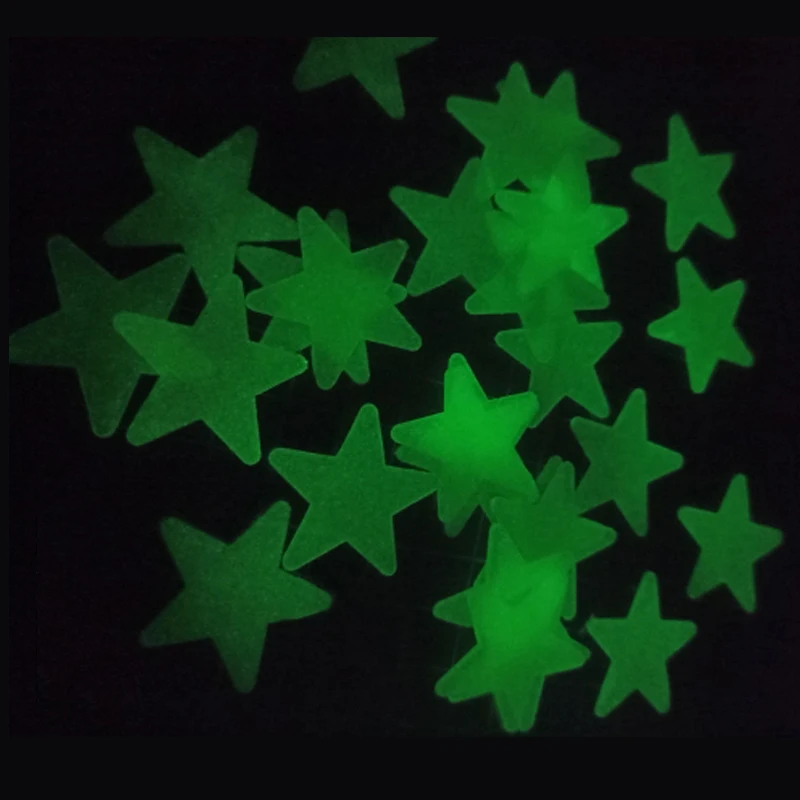 PVC Stars Glow Stickers Luminous In Dark Night Fluorescent Wall Art Decals For Kids Room Ceiling Home Festival Party Decoration 4 PVC Stars Glow Stickers Luminous In Dark Night Fluorescent Wall Art Decals For Kids Room Ceiling Home Festival Party Decoration 4