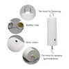 Wind Spinner Motor Battery Operated For Hanging Display Yard White Wind Spinners Outdoor Sculptures 2 Pack 3