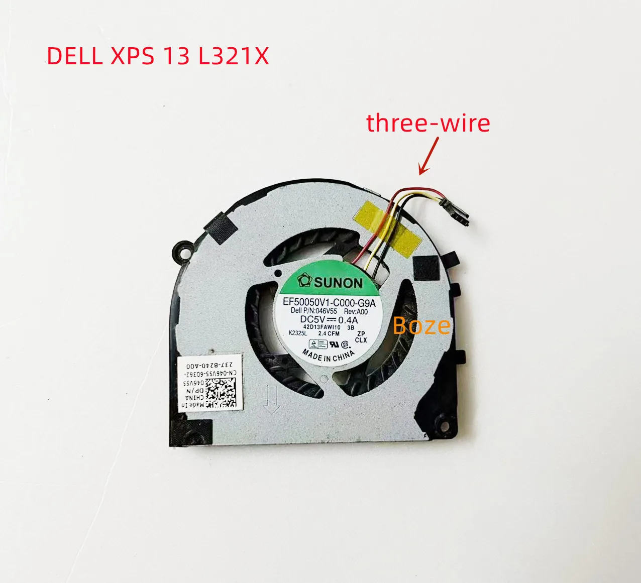 Original For Dell XPS 13 L321X L322x laptop cooling fan 046V55