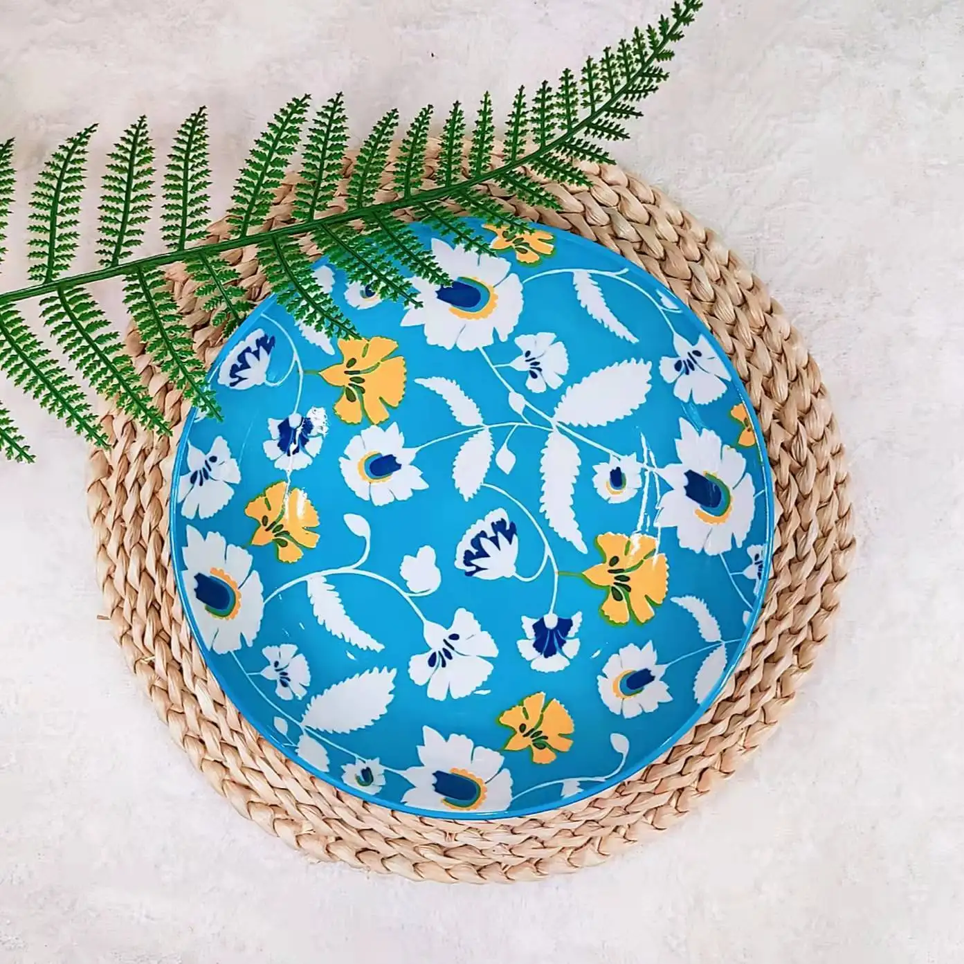 

20cm high value export round tableware ceramic plate, dish household