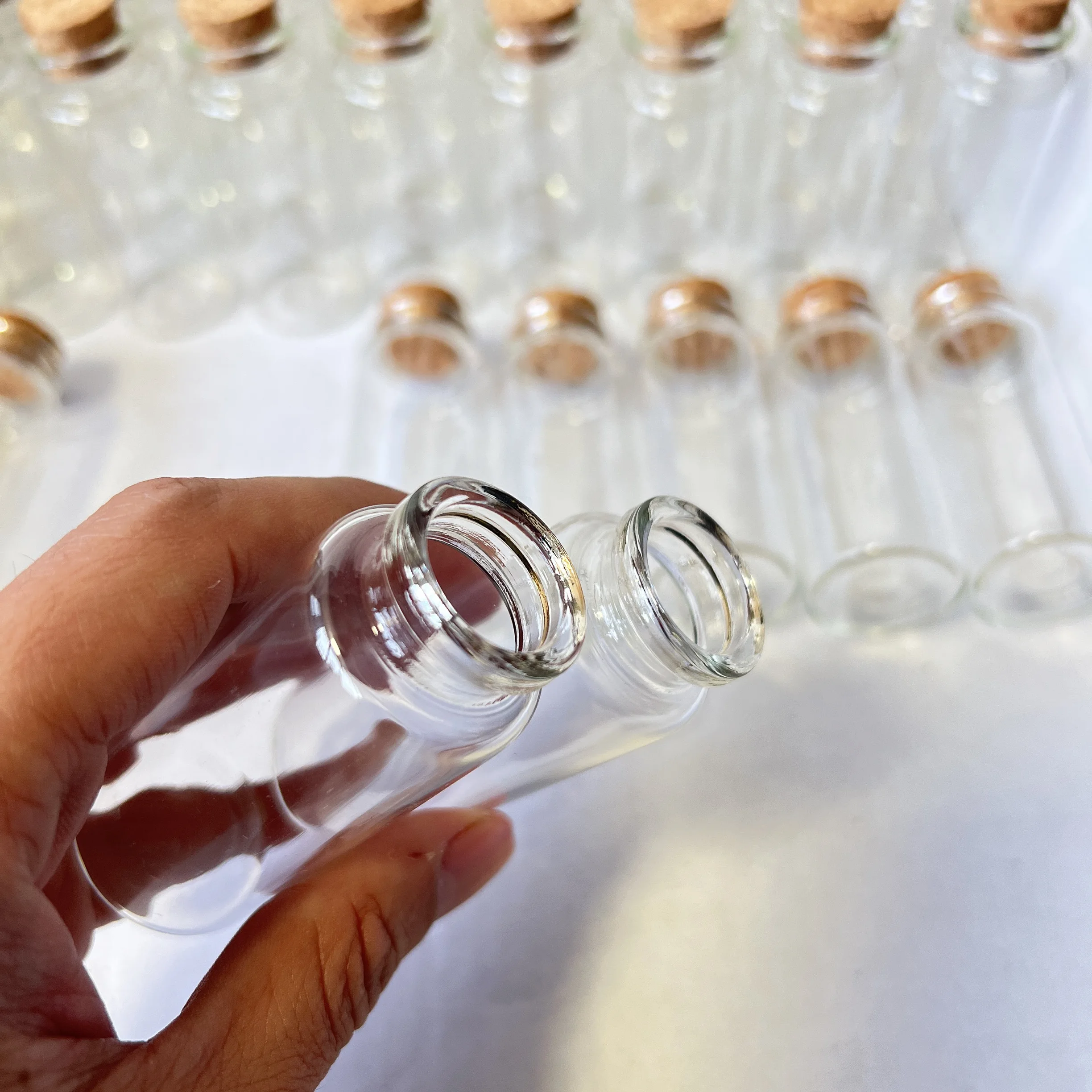 15/36/56 pcs 30x70mm 30ml Glass Jars Cork Tiny Test Tube Bottles Clear Mini Containers DIY Wedding Favors Wishing Bottle 6