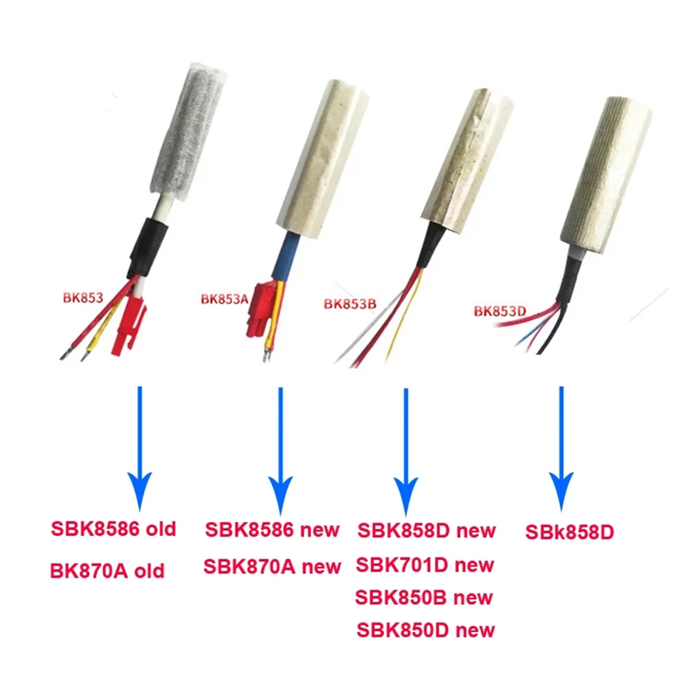 BK853 BK853A B D SBK8586 BK870A SBK858D SBK701D SBK850B SBK850D 디솔더링 스테이션용 가열 코어 가열 요소 교체