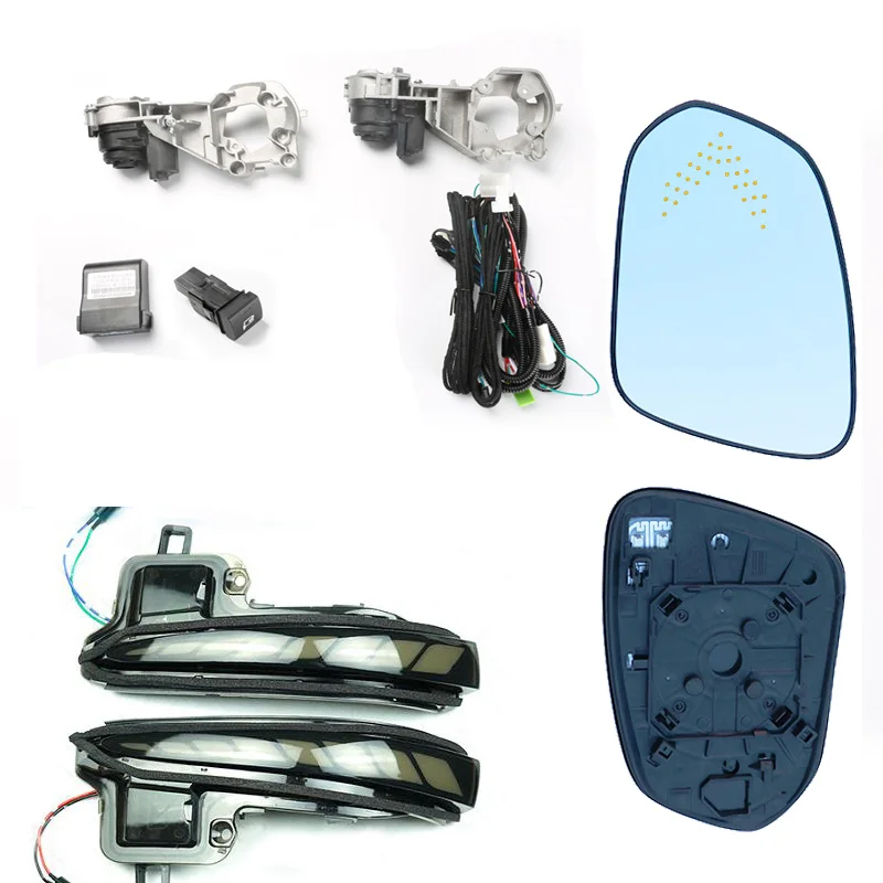 Power Side View Mirrors for 2013 2022 RAV4 rearview mirror automatic