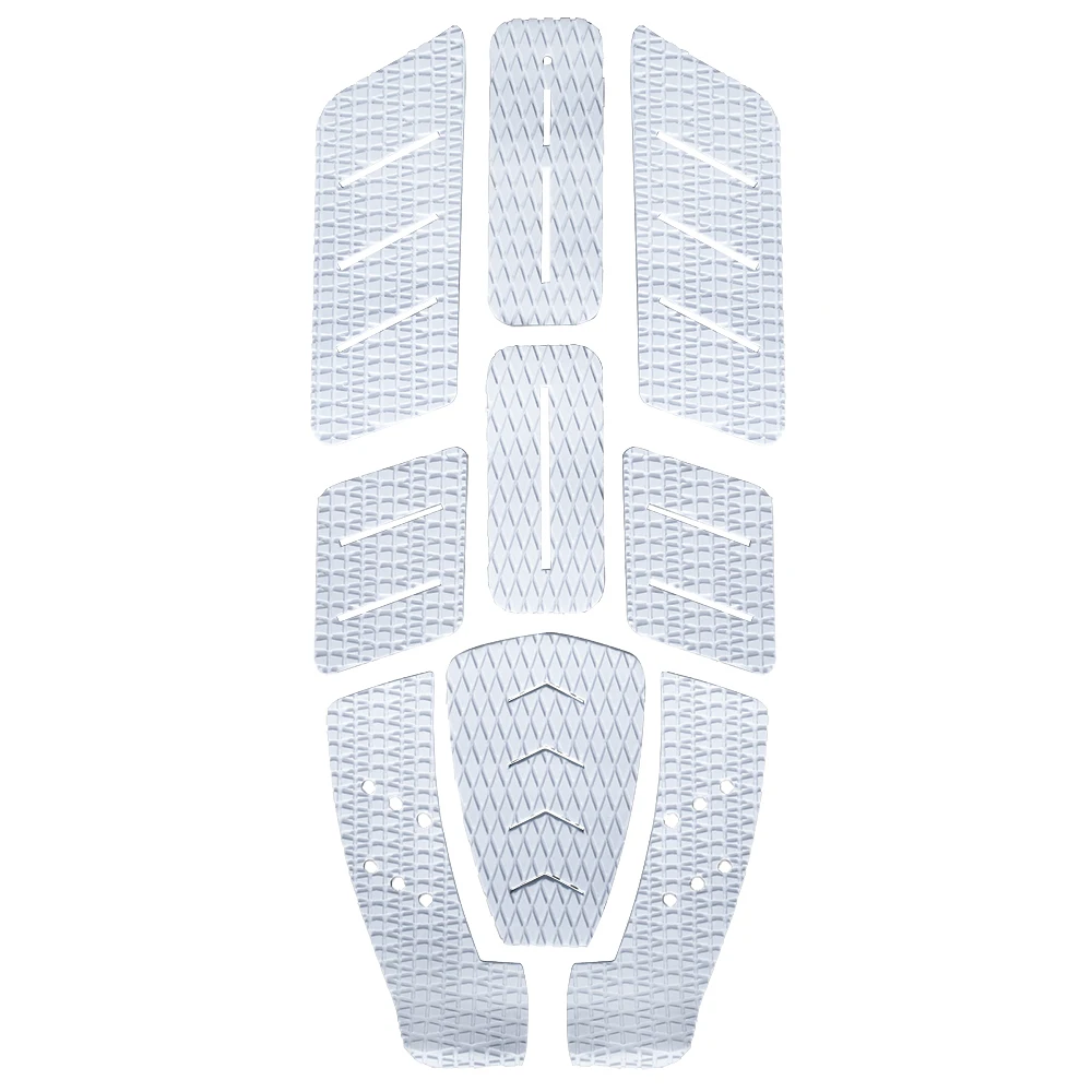 Surfboard Traction Pad EVA Foam with Grip Diamong Mats Longboard Paddle Board 3M Strong Glue Foot Pads Wakesurf Watersport