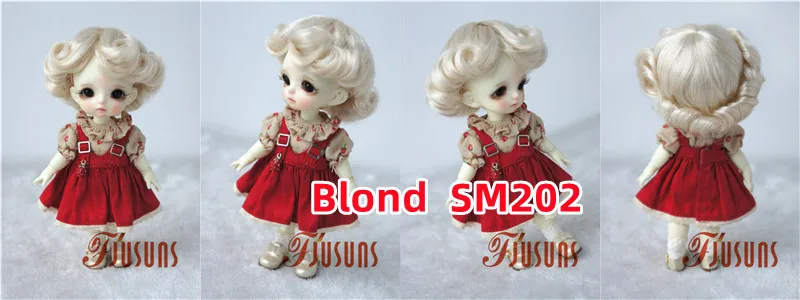 【JUSUNS】JD369 1/8 1/6 1/4 1/3 YOSD MSD SD DOD Unisex Cupid Curl Synthetic Mohair BJD Wig OB 6-7inch 7-8inch 8-9inch Doll Hair