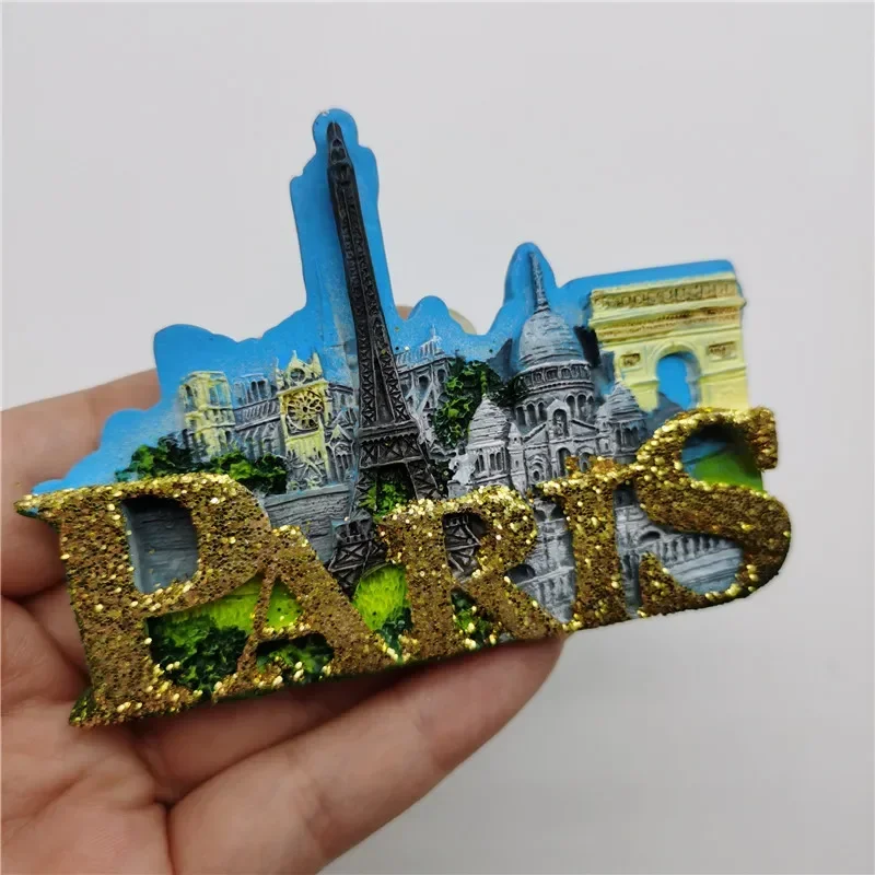 Magnetic Fridge Magnets Stickers Peru Israel Romania Thailand Frankfurt Czech Vietnam Korea Ukraine Paris Holland California Souvenir Home Decor