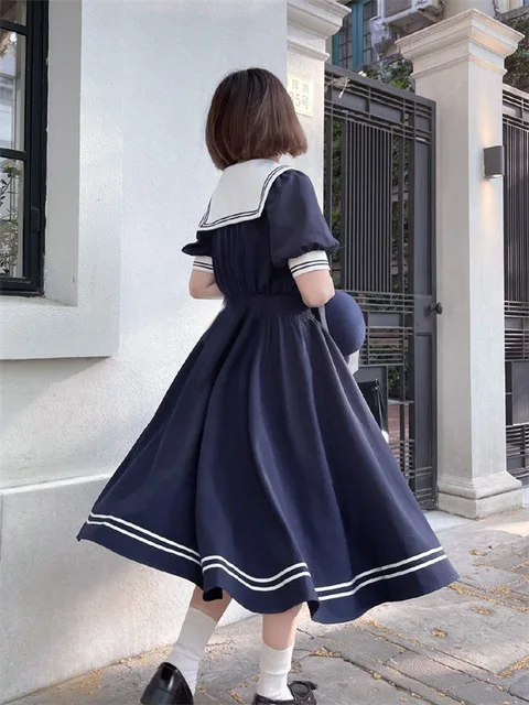 AMERI SWEET SAILOR COLLAR DRESS(Sweater - Woman - Autumn AMERI SWEET SAILOR COLLAR DRESS(Sweater - Woman - Autumn