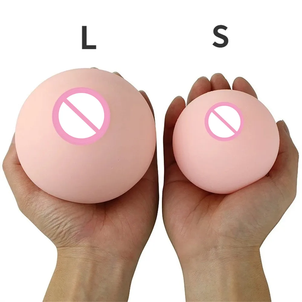 Realistic Tits Artificial Breasts Vagina Hole Male Masturbation Toy Sex Tool Pocket Pussy Erotic Toys For Adult Supplies Store mens sex toys