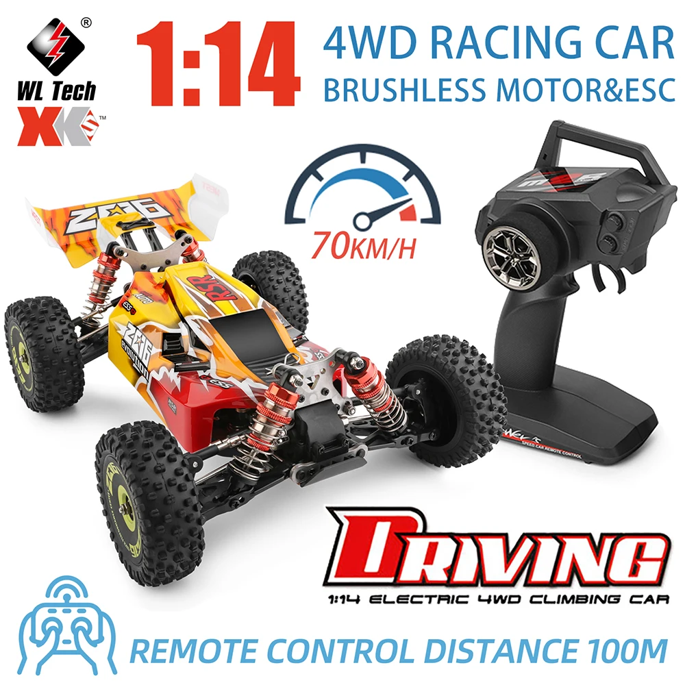 WLtoys 144010 1/14 RC Car 75KM/H High Speed Brushless Remote Control