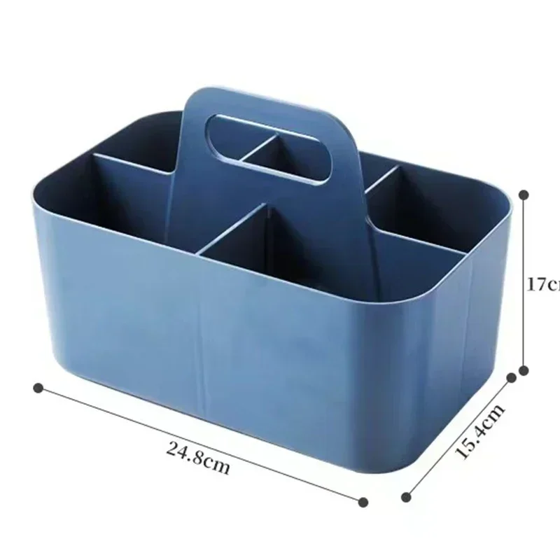 Multi-Layer Portable Desktop and Cosmetic Storage Organizer Box