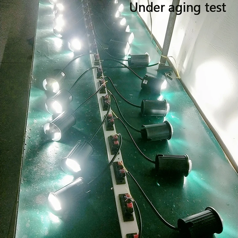 LED Underground Light 10PCS Waterproof 1W 3W 5W LED Garden Buried AC85-265V Outdoor Recessed Deck Light Underground Lamp Sidewalk Lighting DC12V