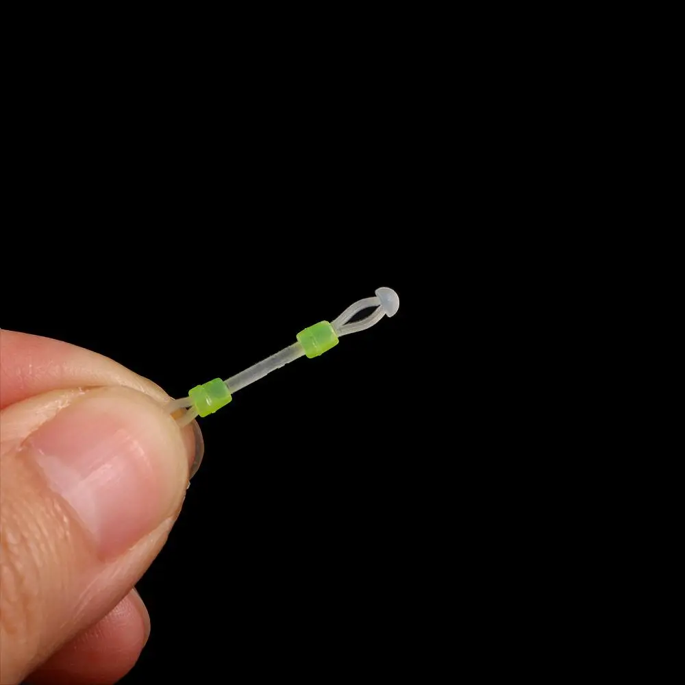 المحمولة خط أداة دوارة الفضاء الفول مكافحة التفاف الفاصوليا هوك مزدوج سيليكون خيط صنارة الصيد فاصل خطاف الصيد مسافة ثابتة