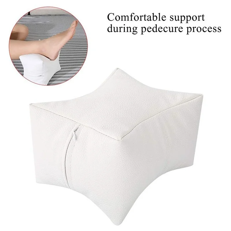 Nail Table Pillow Hand Foot Rest Manicure Pedicure Nail Cushion Holder Desk Arm Rest Hand Pillow Professional Soft PU Tools