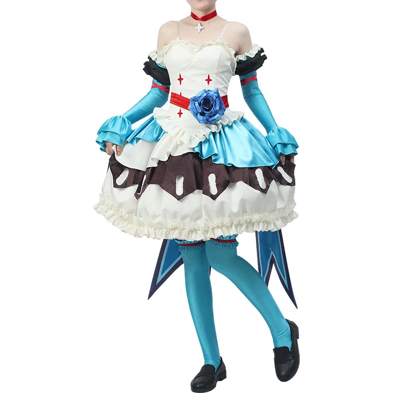 

COFUN Umamusume:Pretty Derby Yamanin Zephyr Cosplay Costume Uniform Role Play Clothing Sweet Elegant Lovely Lolita Dress