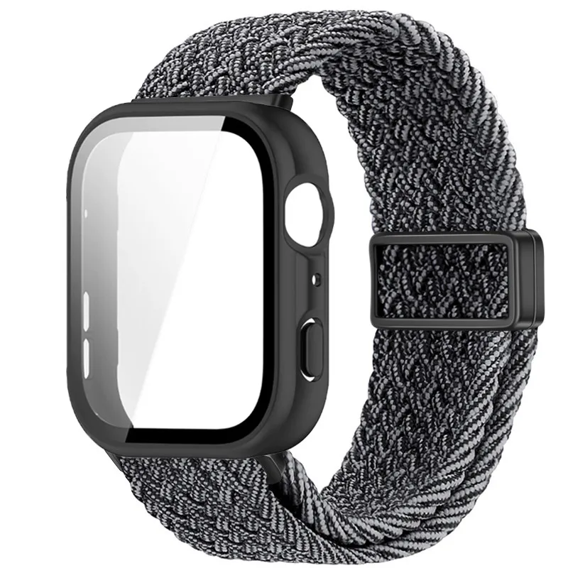 Braided Nylon Strap with Magnetic Buckle and Protective Screen Cover