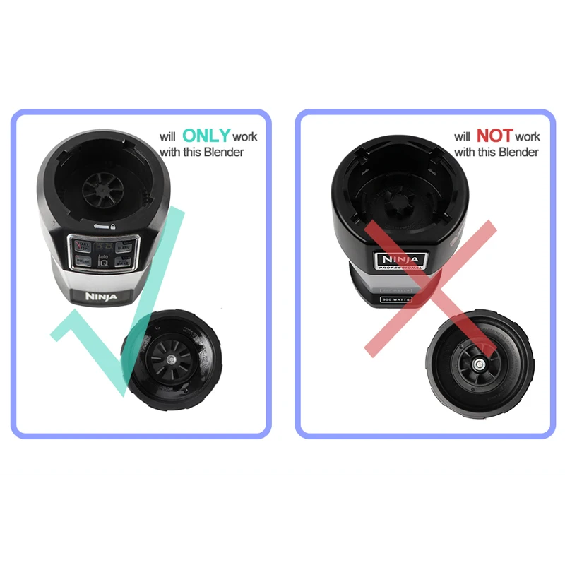 להב עבור Ninja Auto iQ 7Fin BL682-30 BL642-30 BL450-30 BL482-30 BL687CO-30 עבור מיקסרי Nutri 1000W 1500W