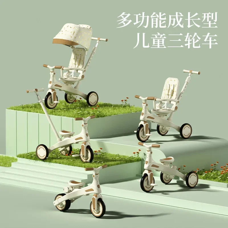 Children's Tricycle Balance Bikes For Children Kids Ride On Toy For Kids Trolley